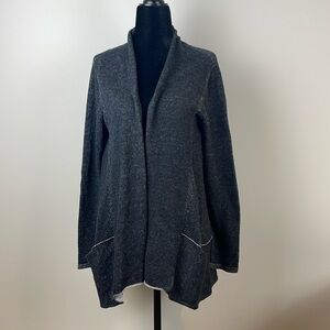 Eileen Fisher Open Front Organic Cotton Cardigan